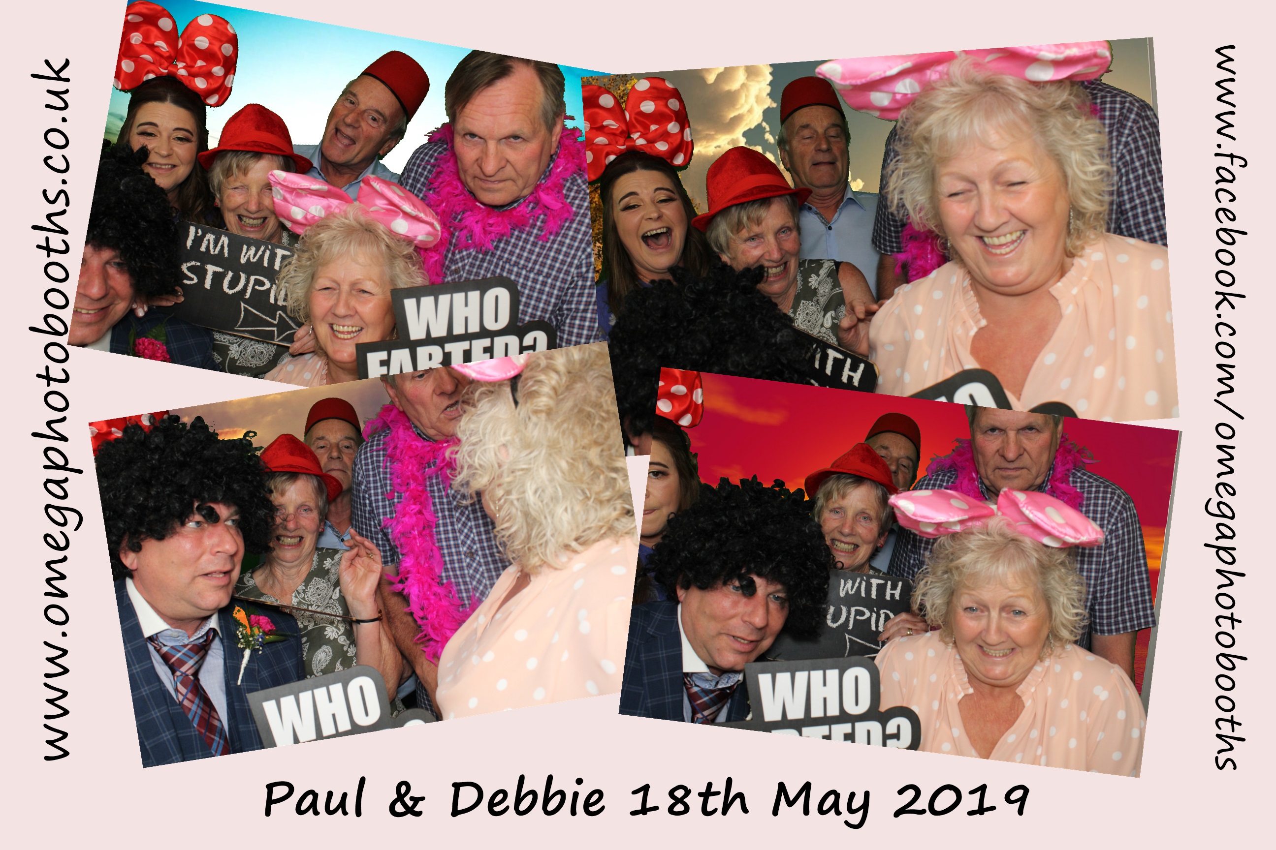 Paul and Debs wedding party  | View more photos from the event at gallery.omegaphotobooths.co.uk/u/Omega-Photobooths/Paul-and-Debs-wedding-party